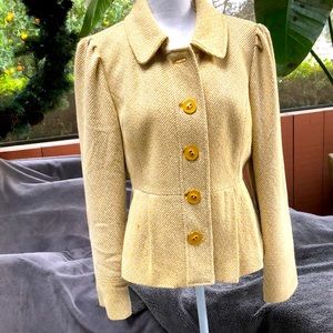 Anthropologie Tabitha peplum jacket